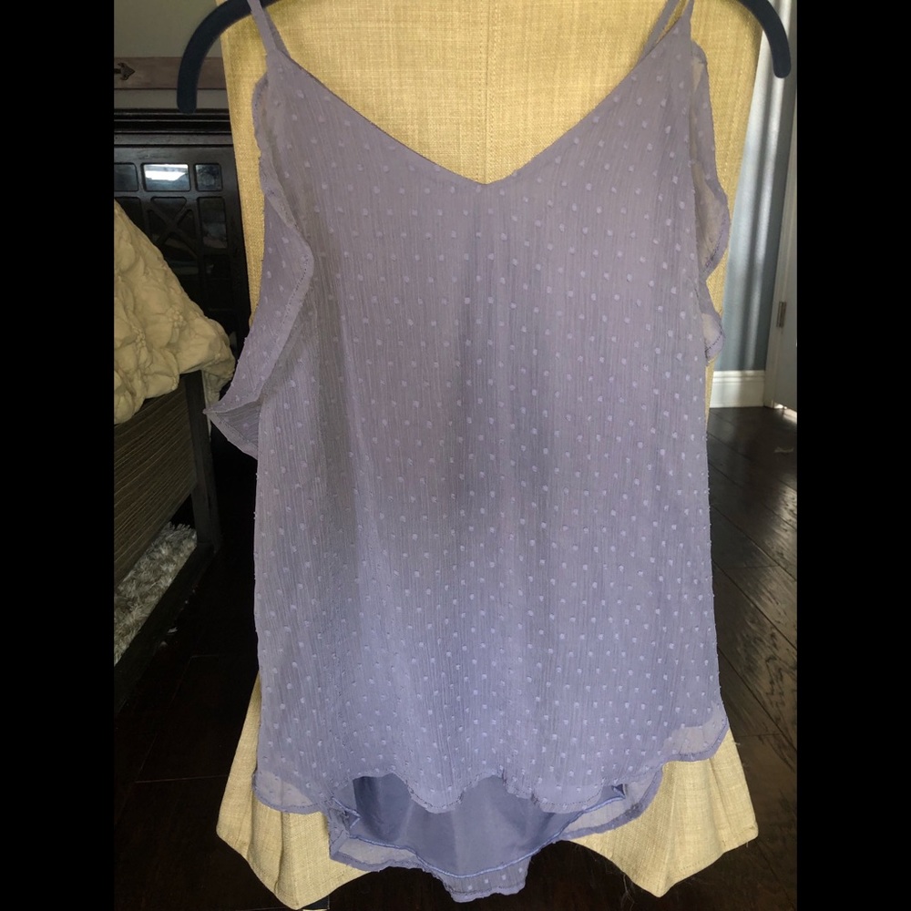 Grayish purple tank